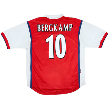 1998-99 Arsenal Home Shirt Bergkamp #10 - 6/10 - (XL)