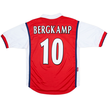 1998-99 Arsenal Home Shirt Bergkamp #10 - 10/10 - (S)