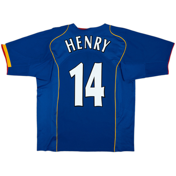 2004-06 Arsenal Away Shirt Henry #14 - 8/10 - (L)