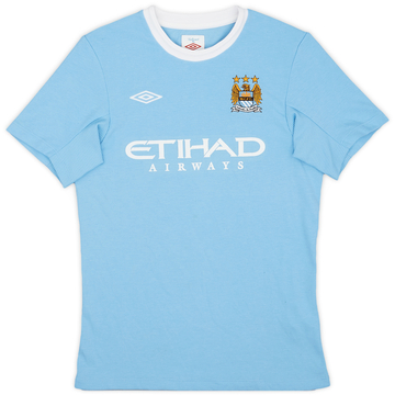 2009-10 Manchester City Home Shirt - 9/10 - (M.Boys)