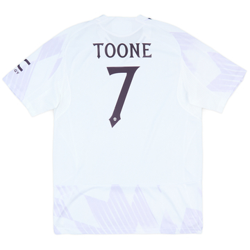 2025-26 Manchester United Women's Authentic Away Shirt Toone #7 (Unisex fit)