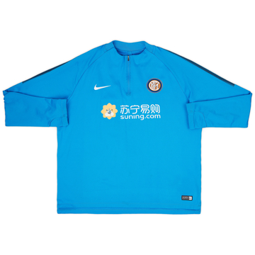 2017-18 Inter Milan Nike 1/4 Zip Drill Top - 6/10 - (XL)