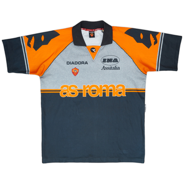 1999-00 Roma Diadora Training Shirt - 8/10 - (XXL)