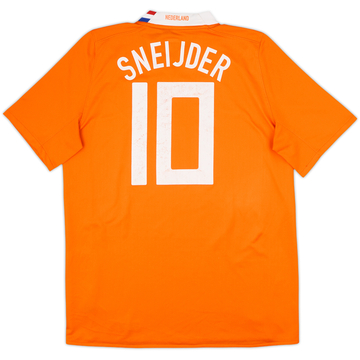 2008-10 Netherlands Home Shirt Sneijder #10 - 6/10 - (M)