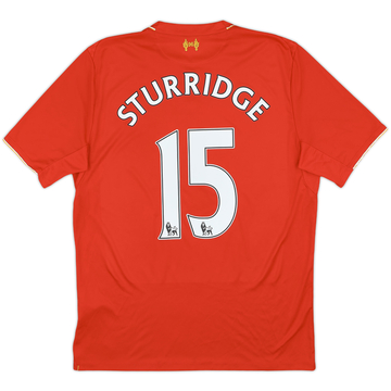2015-16 Liverpool Home Shirt Sturridge #15 - 6/10 - (M)