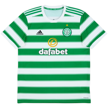 2021-22 Celtic Home Shirt - 8/10 - (L)