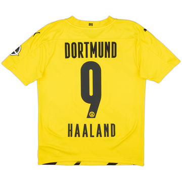 2020-21 Borussia Dortmund Home Shirt Haaland #9 - 8/10 - (S)