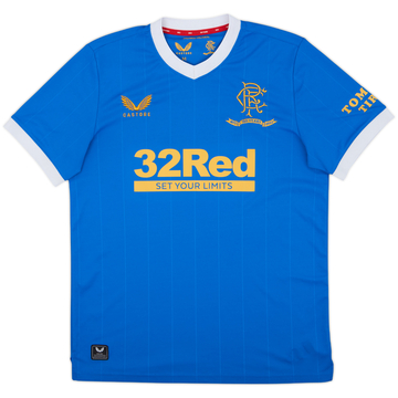 2021-22 Rangers Home Shirt - 8/10 - (M)
