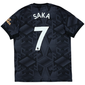 2022-23 Arsenal Away Shirt Saka #7 - 6/10 - (L)