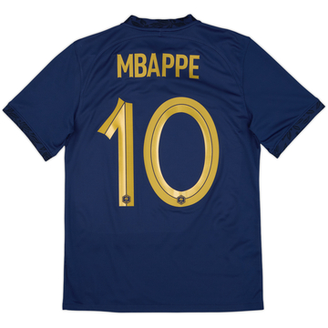 2022-23 France Home Shirt Mbappe #10 - 9/10 - (S)