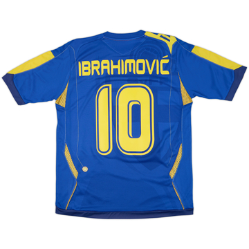 2006-08 Sweden Away Shirt Ibrahimovic #10 - 10/10 - (XL.Boys)