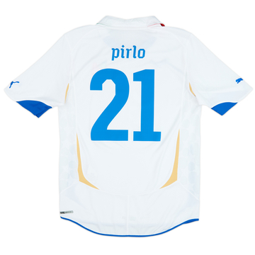 2010-12 Italy Away Shirt Pirlo #21 - 8/10 - (M)