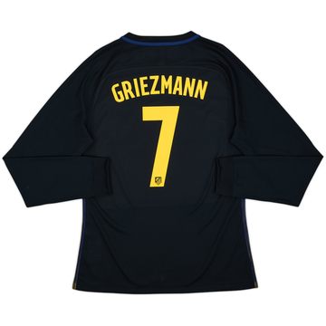 2016-17 Atletico Madrid Authentic Away L/S Shirt Griezmann #7 - 10/10 - (XL)