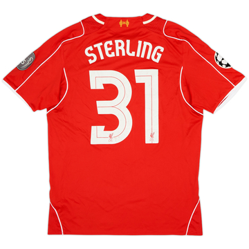 2014-15 Liverpool Home Shirt Sterling #31 - 6/10 - (L)