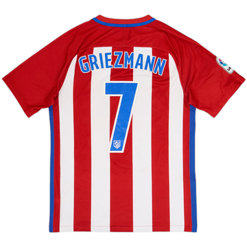 2016-17 Atletico Madrid Home Shirt Griezmann #7 - 6/10 - (S)