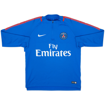 2018-19 Paris Saint-Germain Nike 1/4 Zip Drill Top - 8/10 - (M)