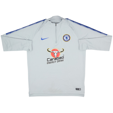 2018-19 Chelsea Nike 1/4 Zip Drill Top - 8/10 - (L)