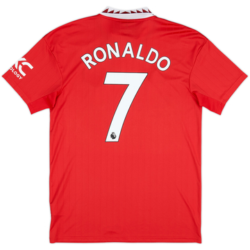 2022-23 Manchester United Home Shirt Ronaldo #7 - 8/10 - (M)