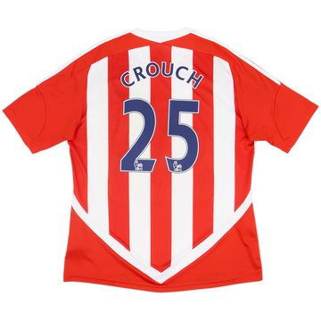 2011-12 Stoke City Home Shirt Crouch #25 - 7/10 - (XL)