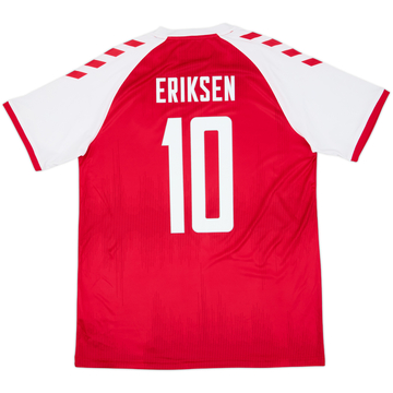 2020-21 Denmark Home Shirt Eriksen #10 - 7/10 - (L)