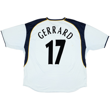 2001-03 Liverpool Away Shirt Gerrard #17 - 6/10 - (XXL)
