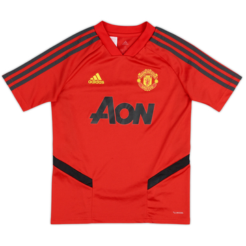 2019-20 Manchester United adidas Training Shirt - 8/10 - (S.Boys)