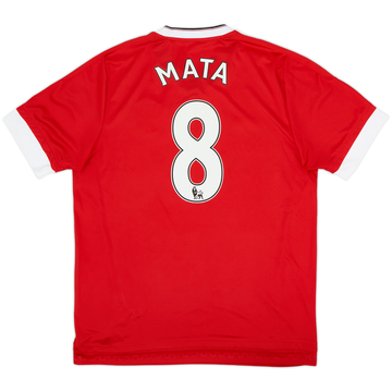 2015-16 Manchester United Home Shirt Mata #8 - 6/10 - (L)