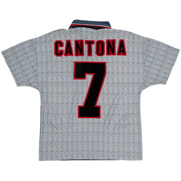 1995-96 Manchester United Away Shirt Cantona #7 - 8/10 - (Y)