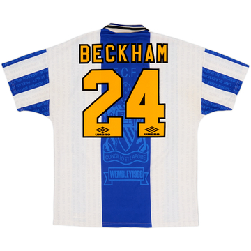 1994-96 Manchester United Third Shirt Beckham #24 - 7/10 - (L)