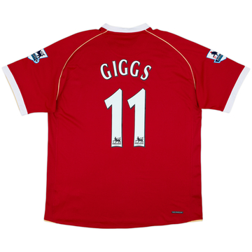 2006-07 Manchester United Home Shirt Giggs #11 - 8/10 - (XL)