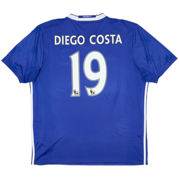 2016-17 Chelsea Home Shirt Diego Costa #19 - 6/10 - (XL)