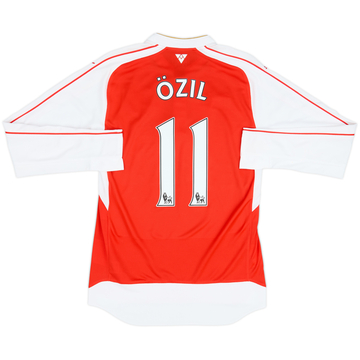 2015-16 Arsenal Home L/S Shirt Ozil #11 - 8/10 - (S)