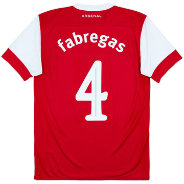 2010-11 Arsenal Home Shirt Fabregas #4 - 5/10 - (M)
