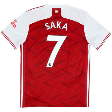 2020-21 Arsenal Home Shirt Saka #7 - 6/10 - (M)