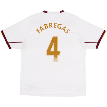 2007-08 Arsenal Away Shirt Fabregas #4 - 6/10 - (L)