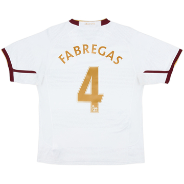 2007-08 Arsenal Away Shirt Fabregas #4 - 7/10 - (S)