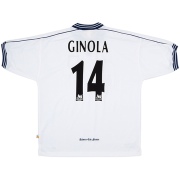 1997-99 Tottenham Home Shirt Ginola #14 - 8/10 - (XL)