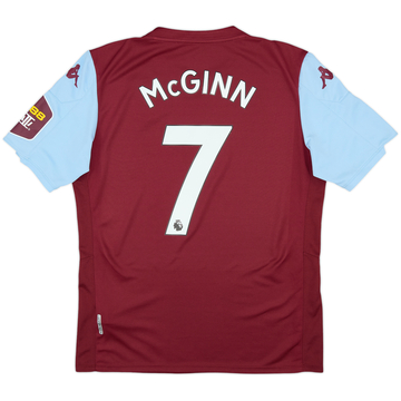 2019-20 Aston Villa Home Shirt McGinn #7 - 8/10 - (L)