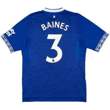 2018-19 Everton Home Shirt Baines #3 - 10/10 - (L)