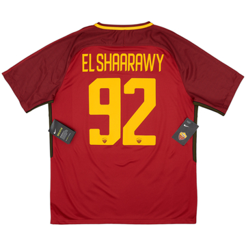 2017-18 Roma Home Shirt El Shaarawy #92 (L)