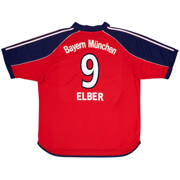 1999-01 Bayern Munich Home Shirt Elber #9 - 10/10 - (XL)