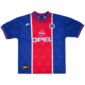 1995-96 Paris Saint-Germain Home Shirt - 7/10 - (L.Boys)