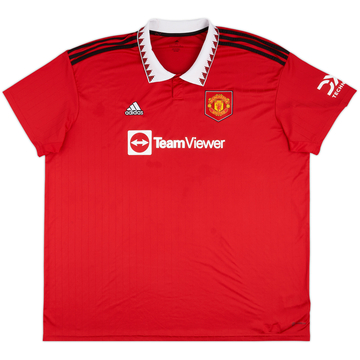 2022-23 Manchester United Home Shirt - 7/10 - (4XL)