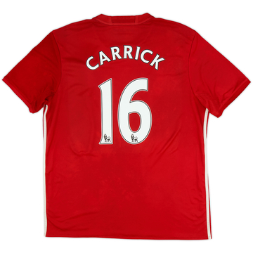 2016-17 Manchester United Home Shirt Carrick #16 - 5/10 - (XL)
