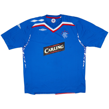 2007-08 Rangers Home Shirt - 5/10 - (XXL)