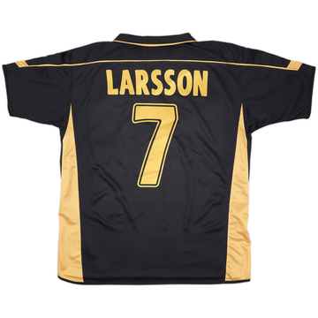 2003-04 Celtic Away Shirt Larsson #7 - 6/10 - (L)