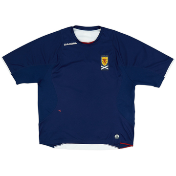 2007-08 Scotland Diadora Training Shirt - 8/10 - (XL)
