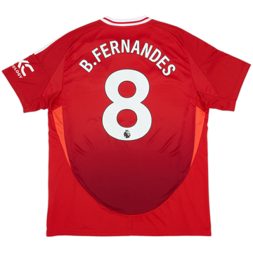 Camiseta de local del Manchester United 2024-25 B.Fernandes #8 - 9/10 - (XL)