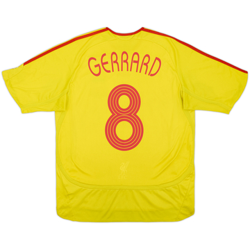 2006-07 Liverpool Camiseta Visitante Gerrard #8 - 7/10 - (M)