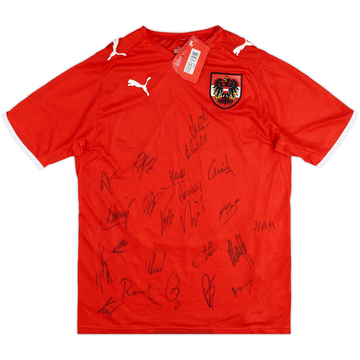 2008-09 Austria 'Signed' Home Shirt (M)